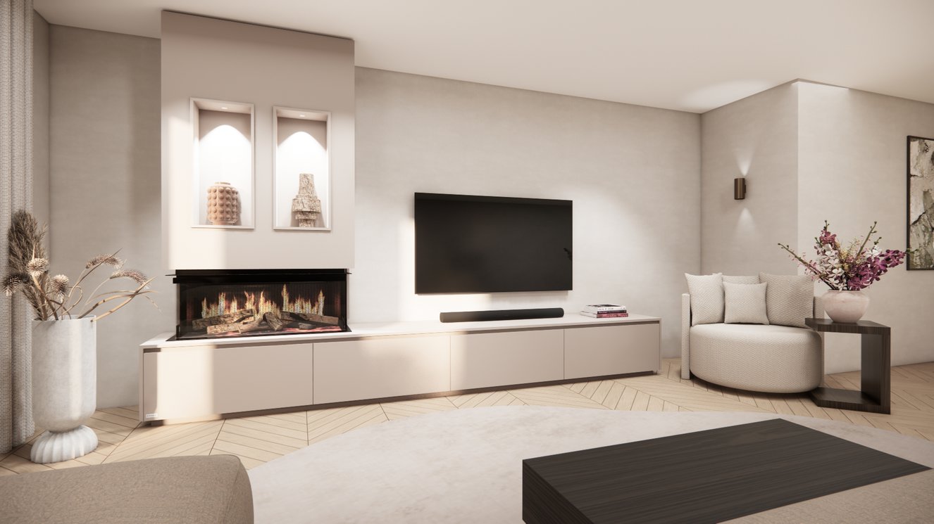 Tv-Meubel	Mason Kalfire	E-ONE	100S 4-kleppen Chimney Majestic