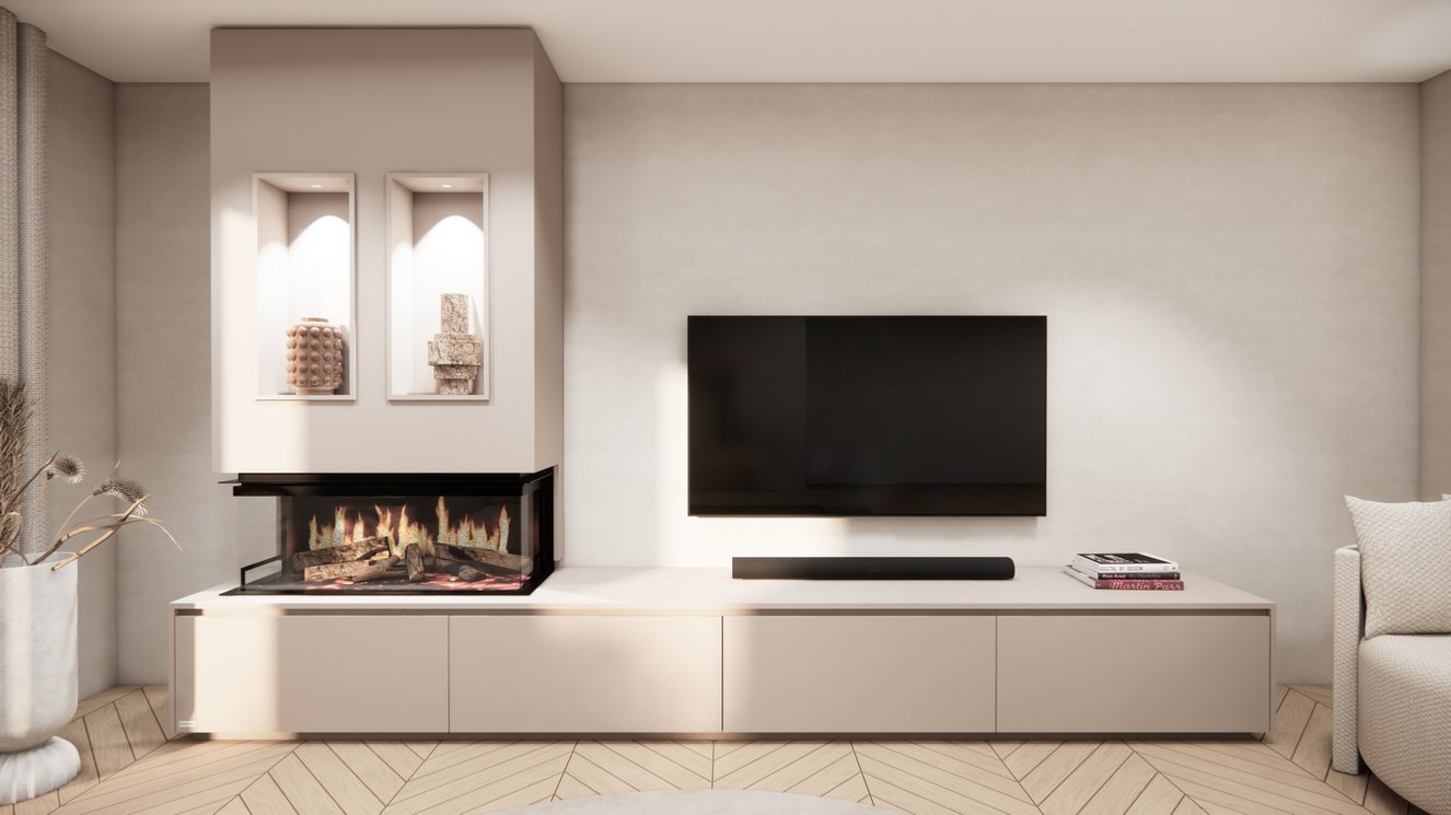 Tv-Meubel	Mason Kalfire	E-ONE	100S 4-kleppen Chimney Majestic