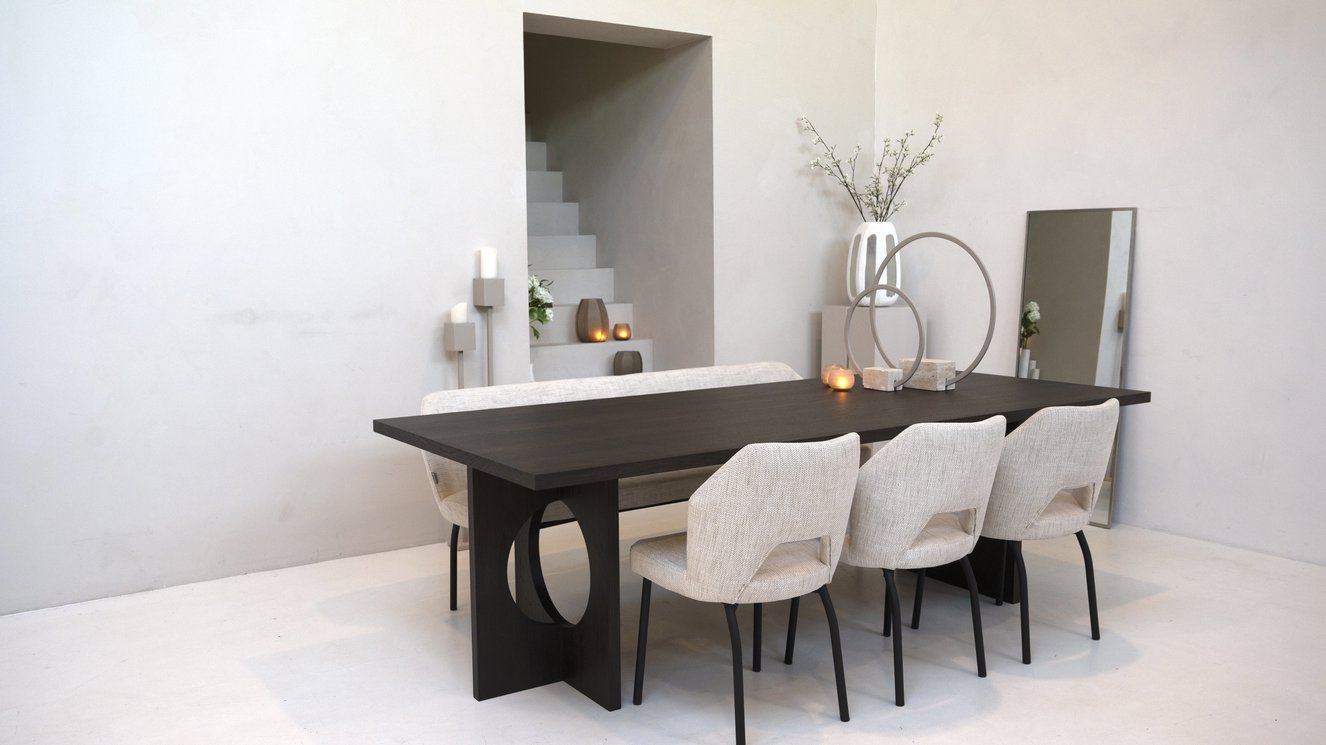 Toscana Eettafel Rechthoekig Eiken