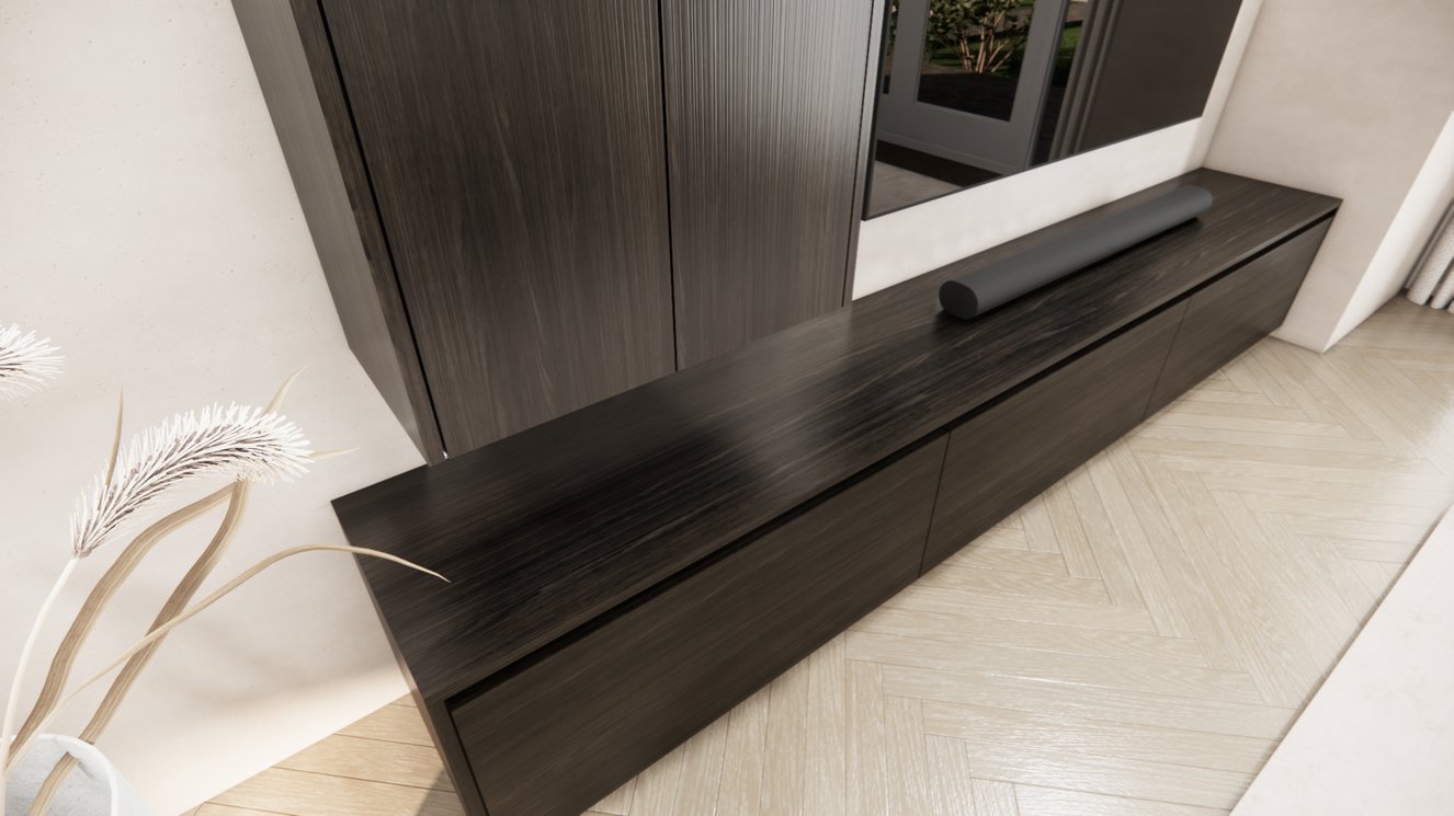 Tv-Meubel	Mason 3-kleppen Chimney Royal Zwevend