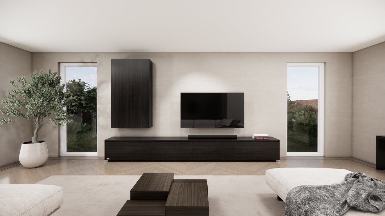 Tv-Meubel	Mason 4-kleppen Chimney Royal Zwevend