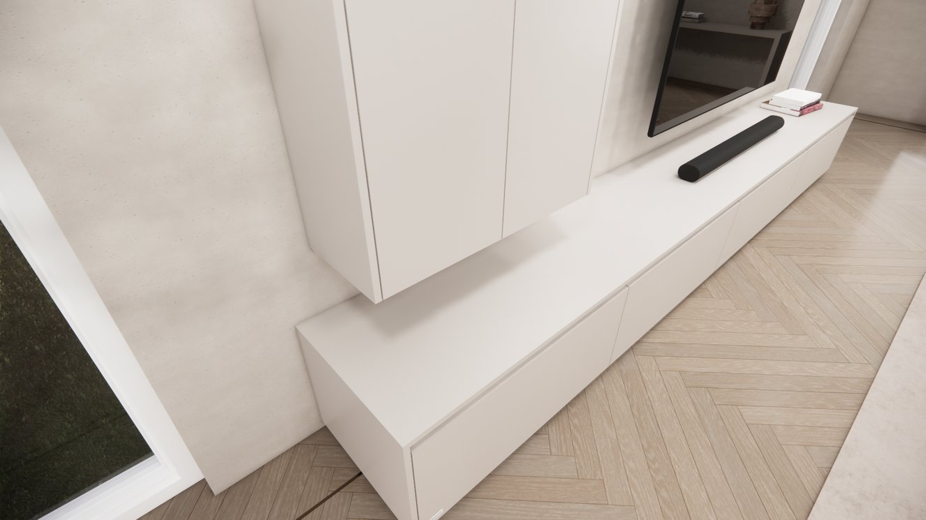 Tv-Meubel	Mason 4-kleppen Chimney Royal Zwevend