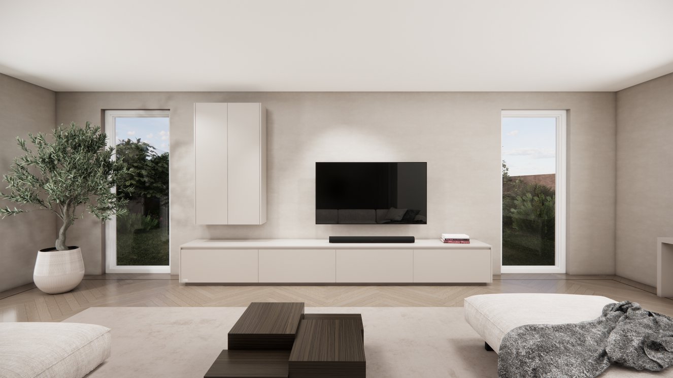 Tv-Meubel	Mason 4-kleppen Chimney Royal Zwevend