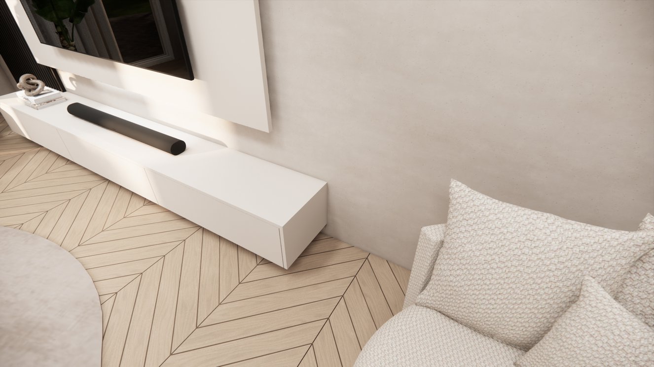 Melamine	Mat Tv-paneel