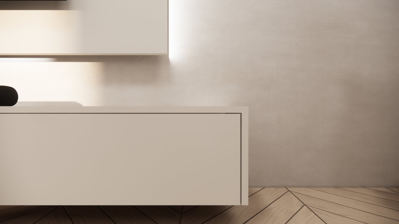 Melamine	Mat Tv-paneel