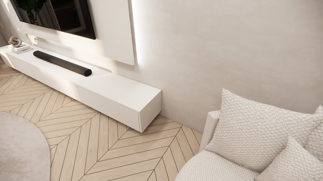 Melamine	Mat Tv-paneel