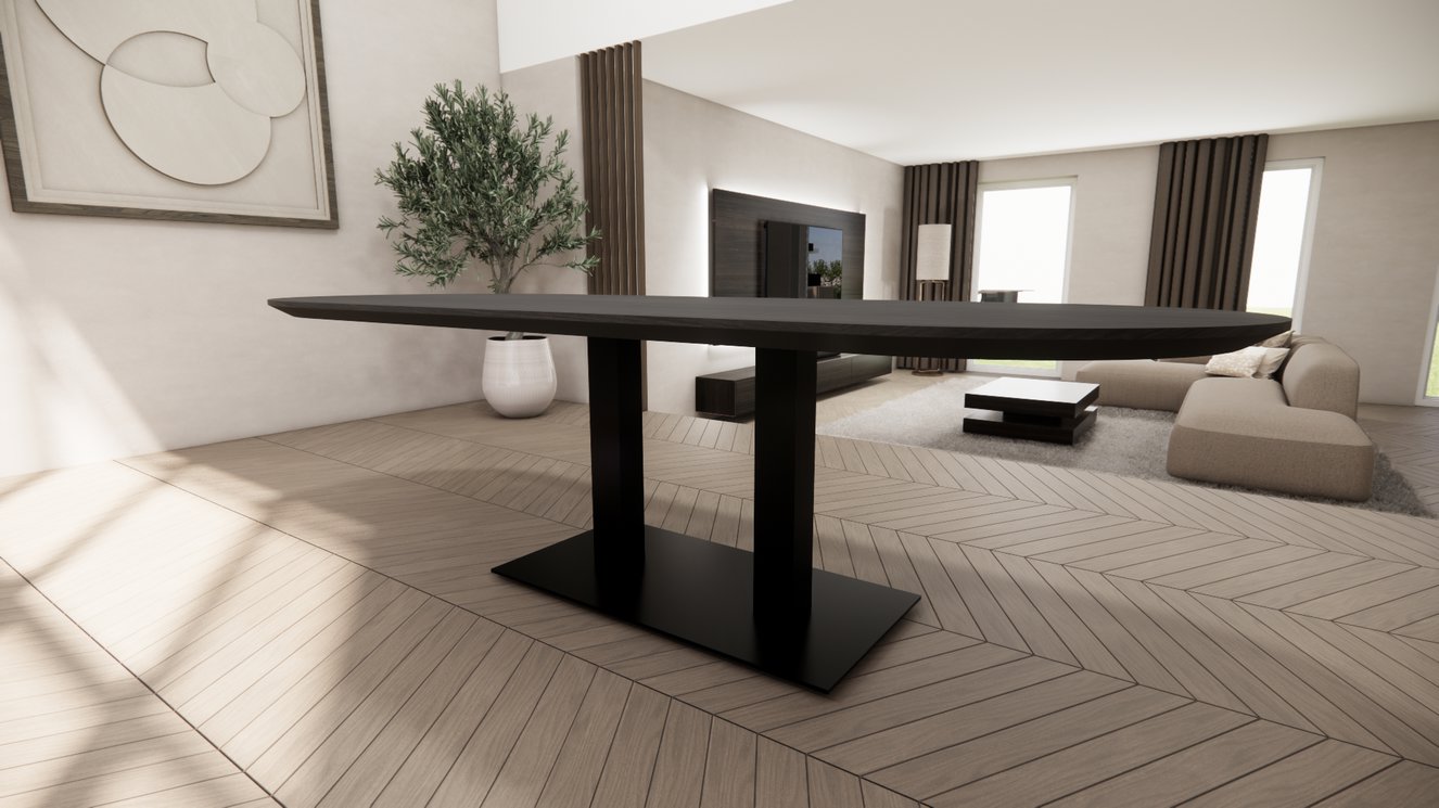 Caserta Eettafel Pil Eiken