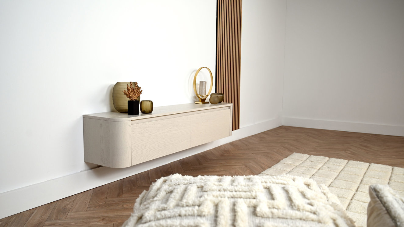 Tv-Meubel	Runa 2-kleppen Eiken