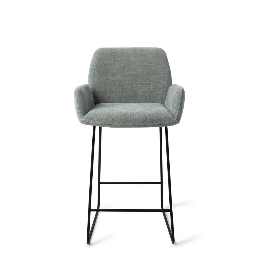 Misaki Blue Breezy Barkruk (L) Counter Slide Black