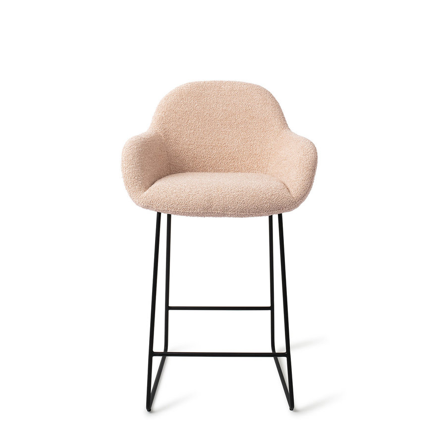 Kushi Flax Relax Barkruk (L) Counter Slide Black