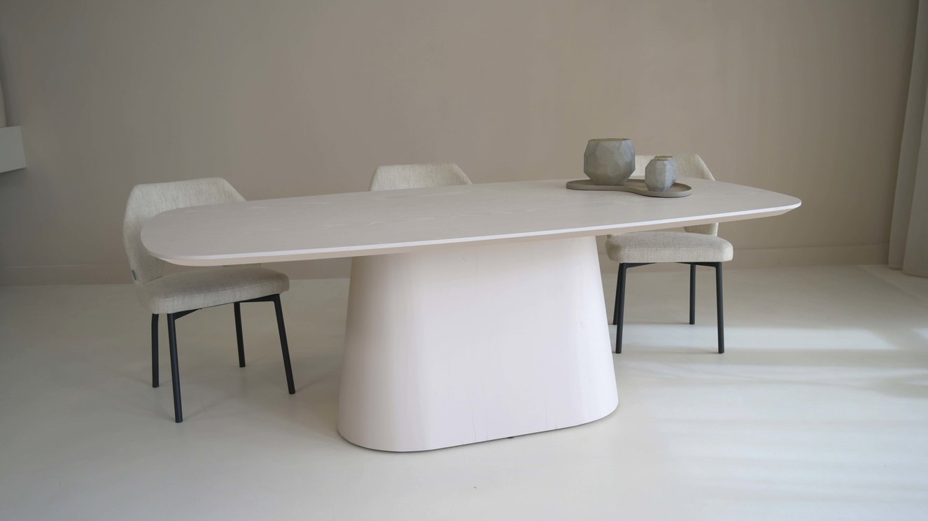 Reggio Wide Oval Eettafel Deens Ovaal Eiken