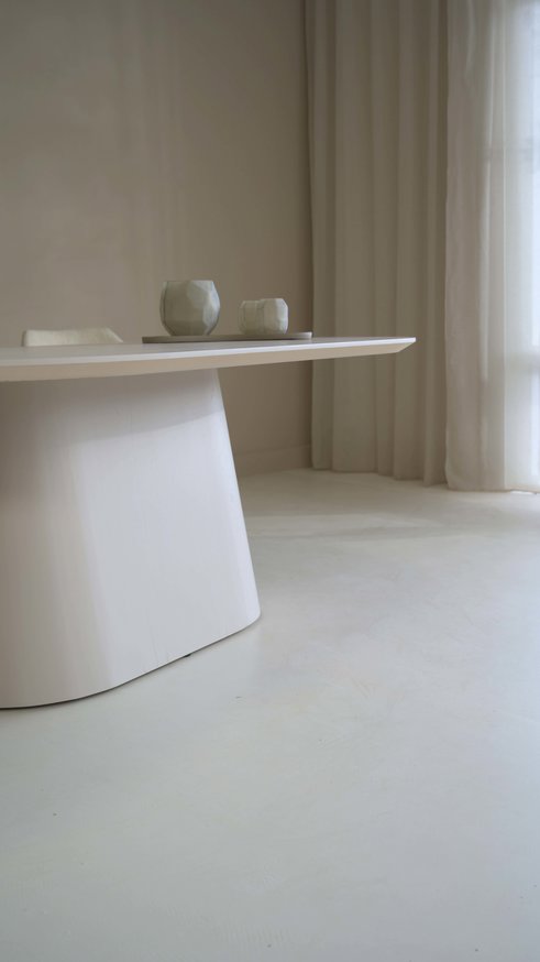 Reggio Wide Oval Eettafel Pil Eiken