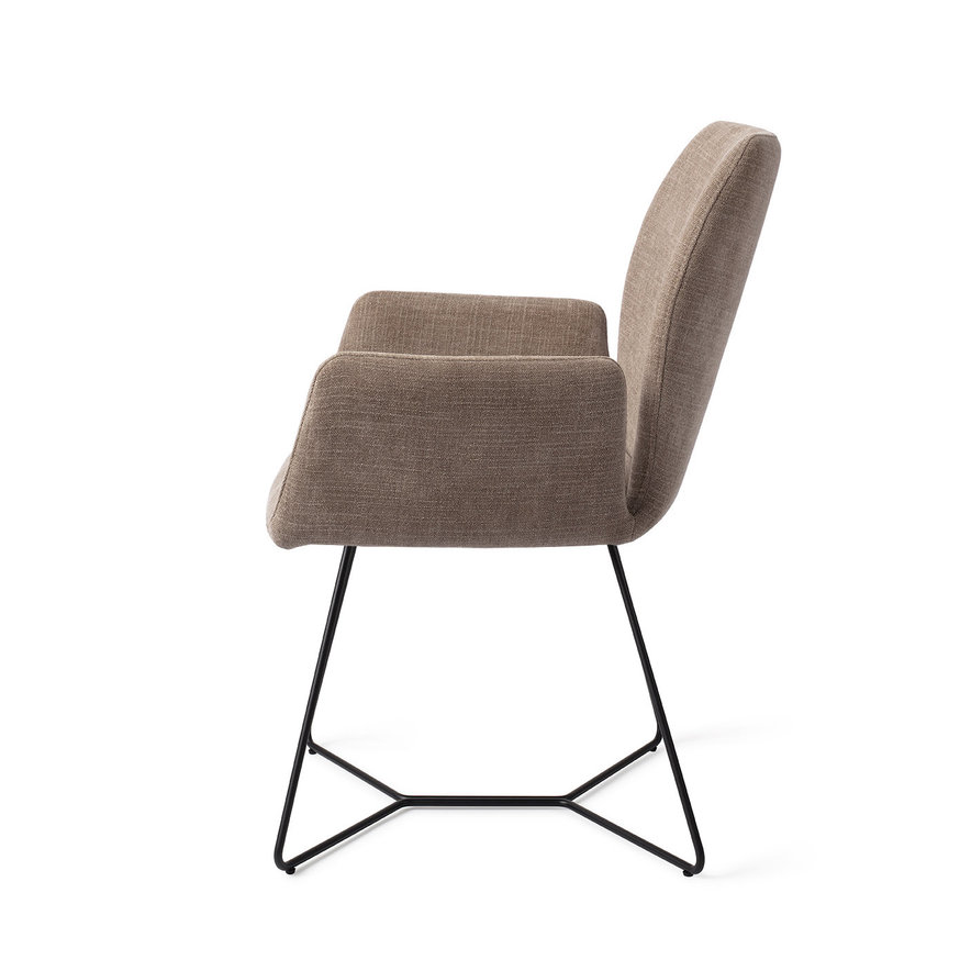 Misaki Mocha Mist Eetkamerstoel Beehive Black