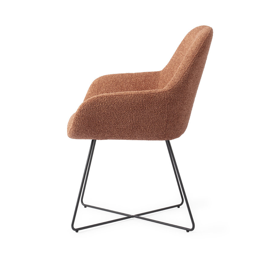 Kushi Amber Autumn Eetkamerstoel Cross Black