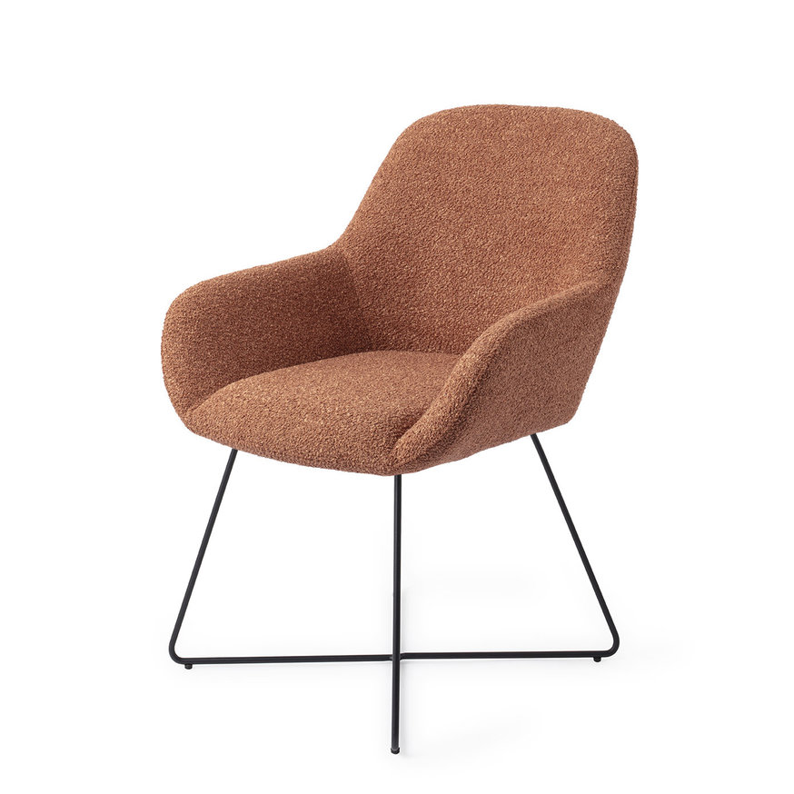 Kushi Amber Autumn Eetkamerstoel Cross Black