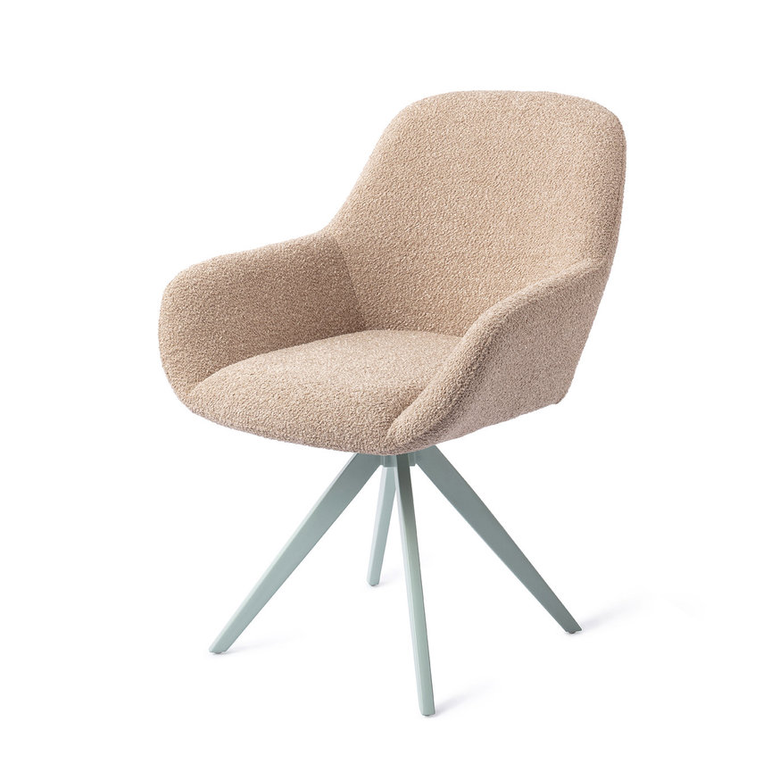 Kushi Flax Relax Eetkamerstoel Turn Mint