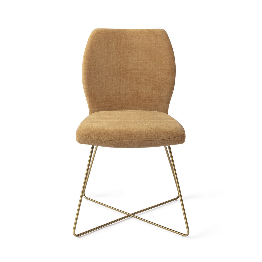 Ikata Honey Harvest Eetkamerstoel Cross Gold