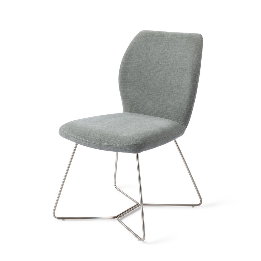 Ikata Breezy Blue Eetkamerstoel Beehive Steel
