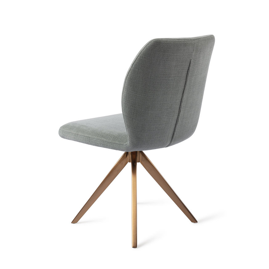 Ikata Breezy Blue Eetkamerstoel Turn Rose