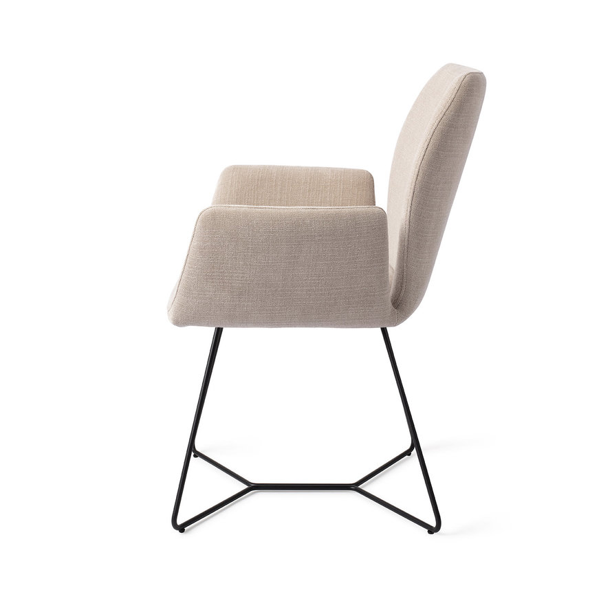 Misaki Sand Strand Eetkamerstoel Beehive Black