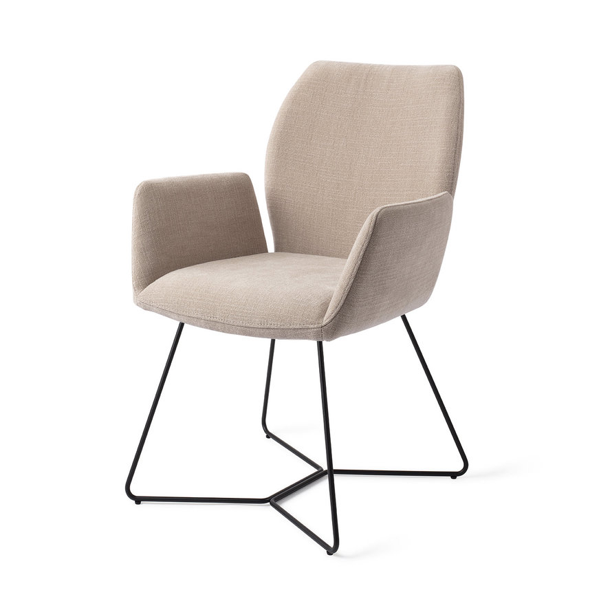 Misaki Sand Strand Eetkamerstoel Beehive Black