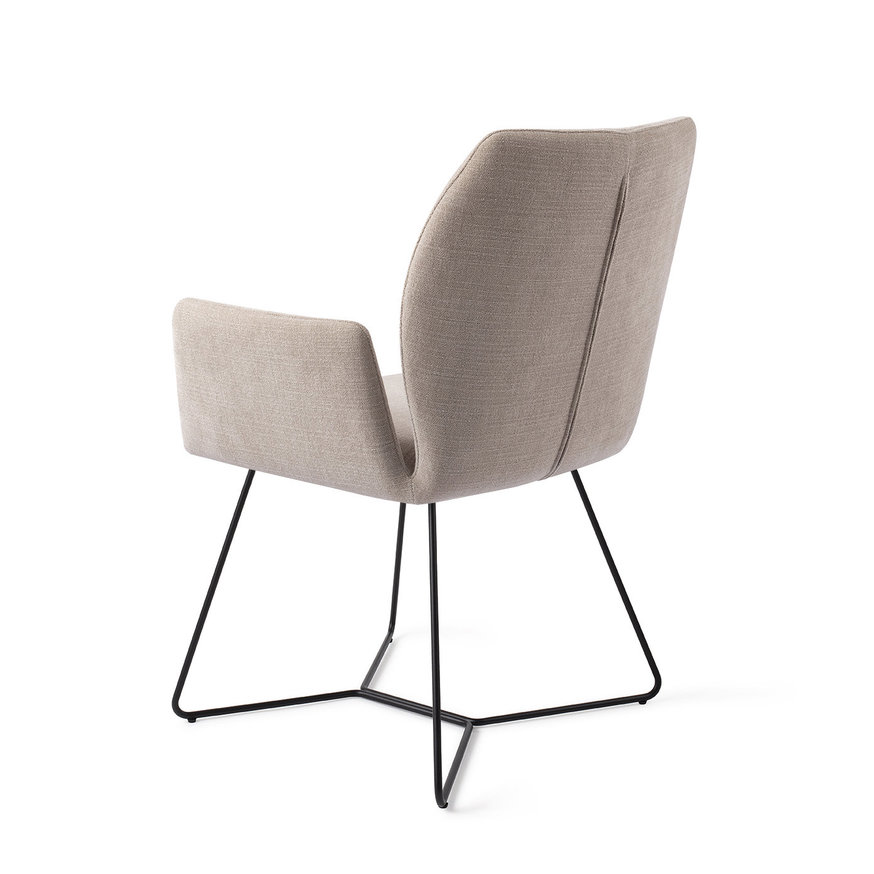 Misaki Sand Strand Eetkamerstoel Beehive Black