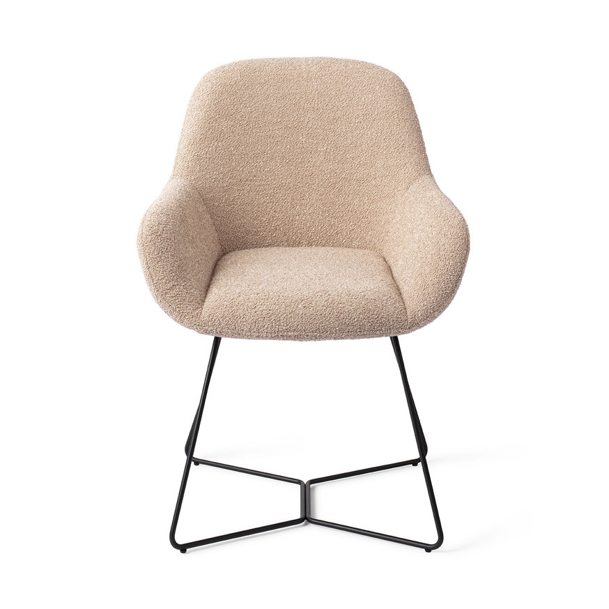 Kushi Flax Relax Eetkamerstoel Beehive Black