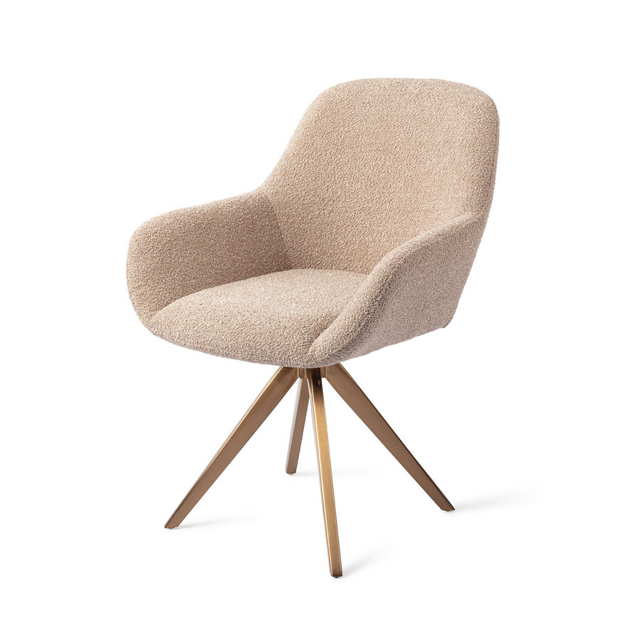 Kushi Flax Relax Eetkamerstoel Turn Rose