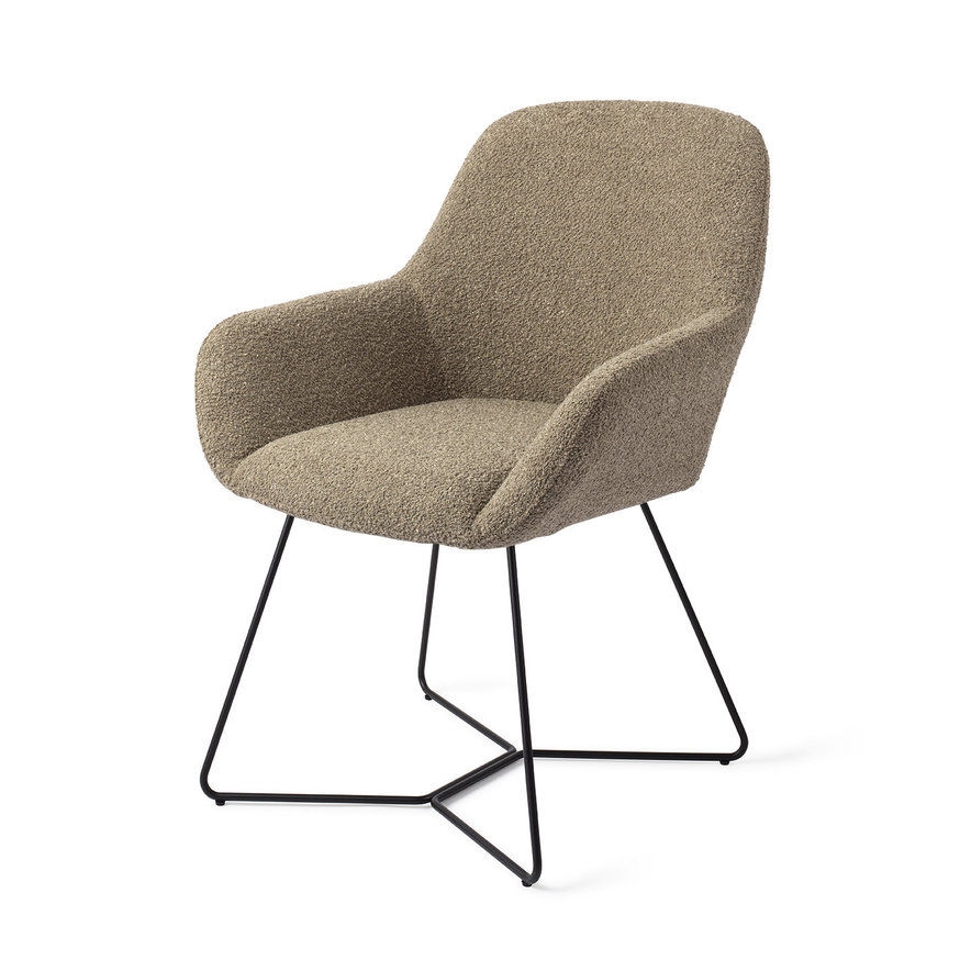 Kushi Moss Meadow Eetkamerstoel Beehive Black