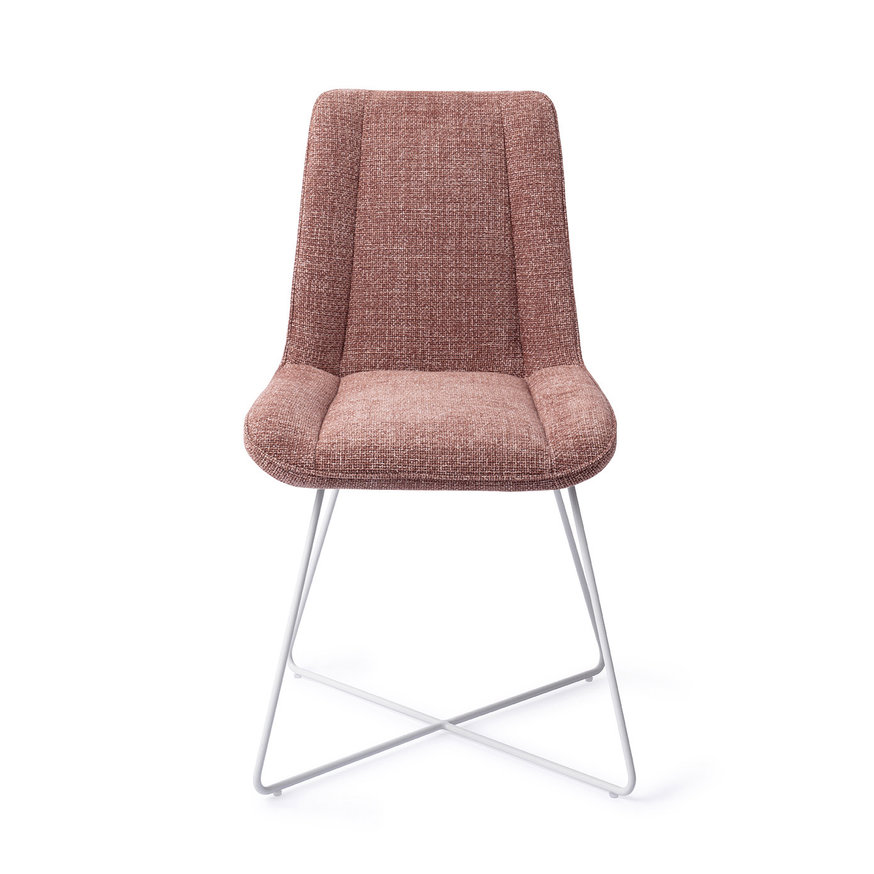 Umedo Scarlet Grain Eetkamerstoel Cross White