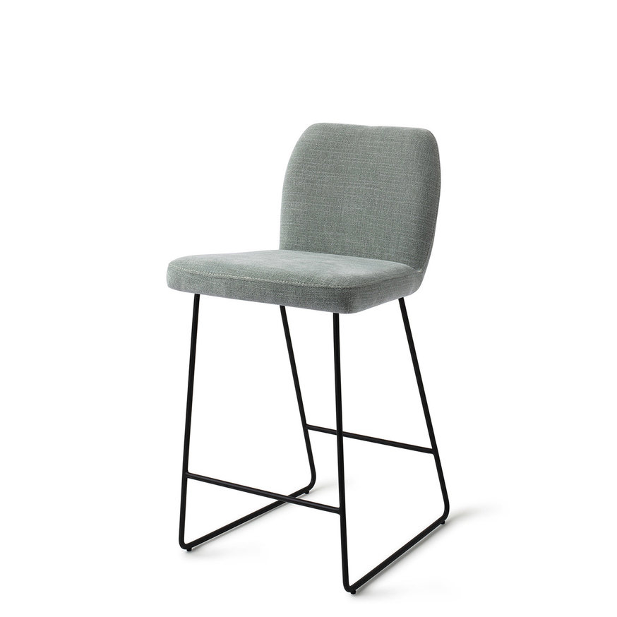 Ikata Blue Breezy Barkruk (L) Counter Slide Black