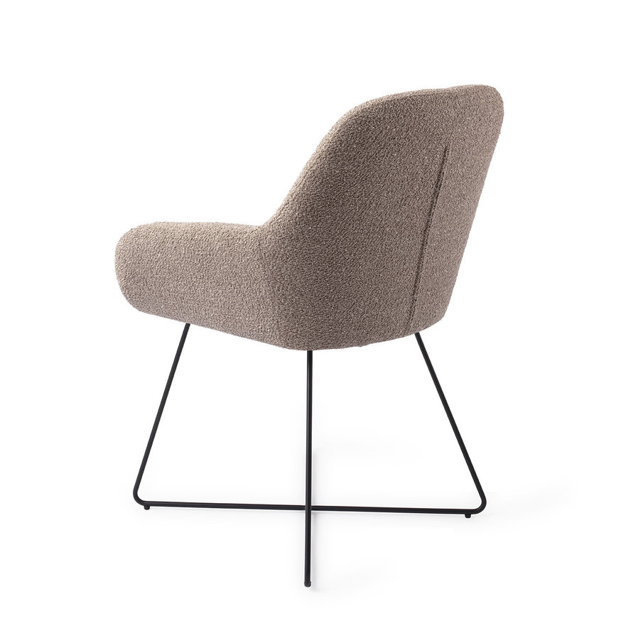 Kushi Stone Haze Eetkamerstoel Cross Black