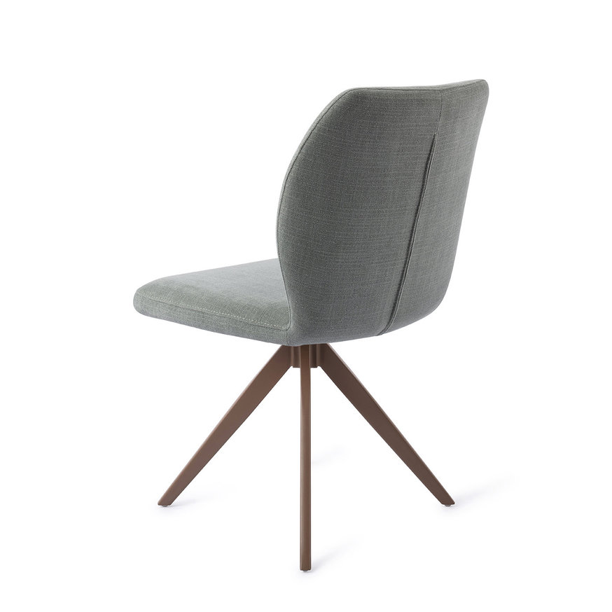 Ikata Breezy Blue Eetkamerstoel Turn Brown