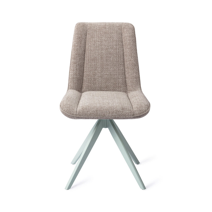 Umedo Grainy Greige Eetkamerstoel Turn Mint