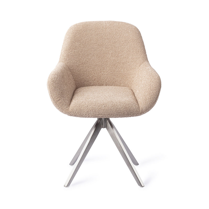 Kushi Flax Relax Eetkamerstoel Turn Steel