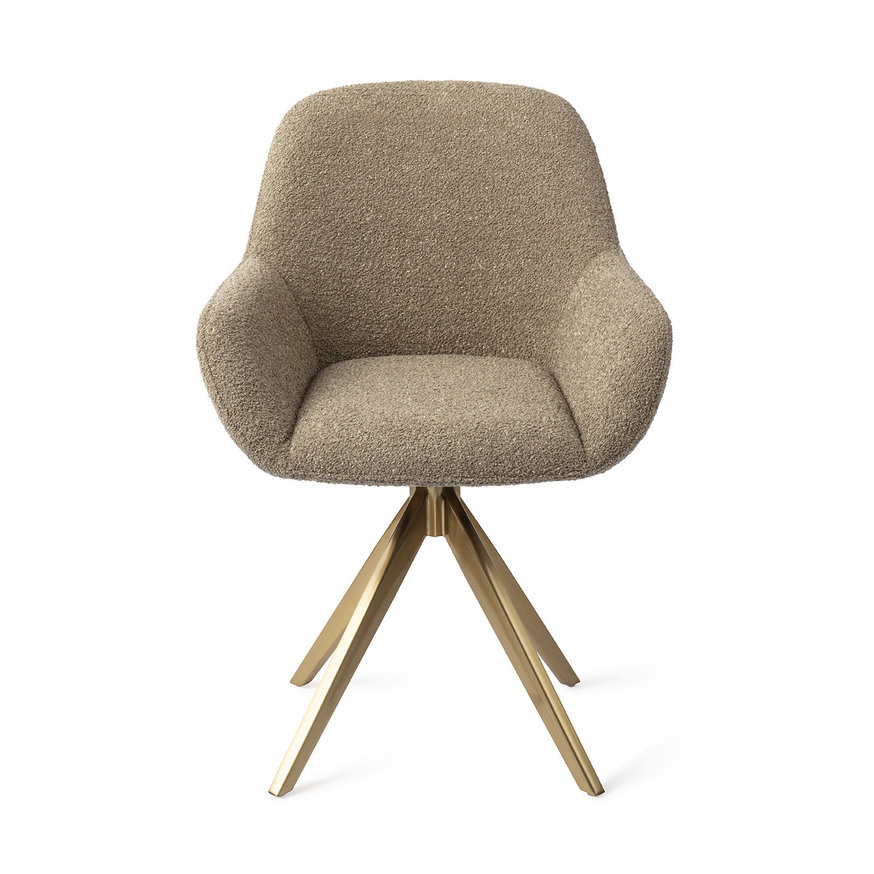 Kushi Moss Meadow Eetkamerstoel Turn Gold