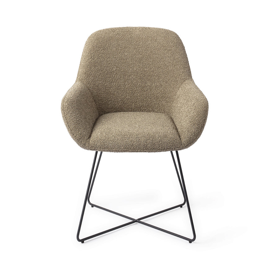Kushi Moss Meadow Eetkamerstoel Cross Black