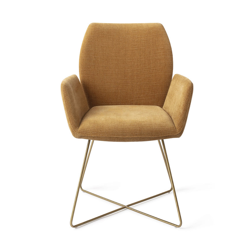 Misaki Honey Harvest Eetkamerstoel Cross Gold