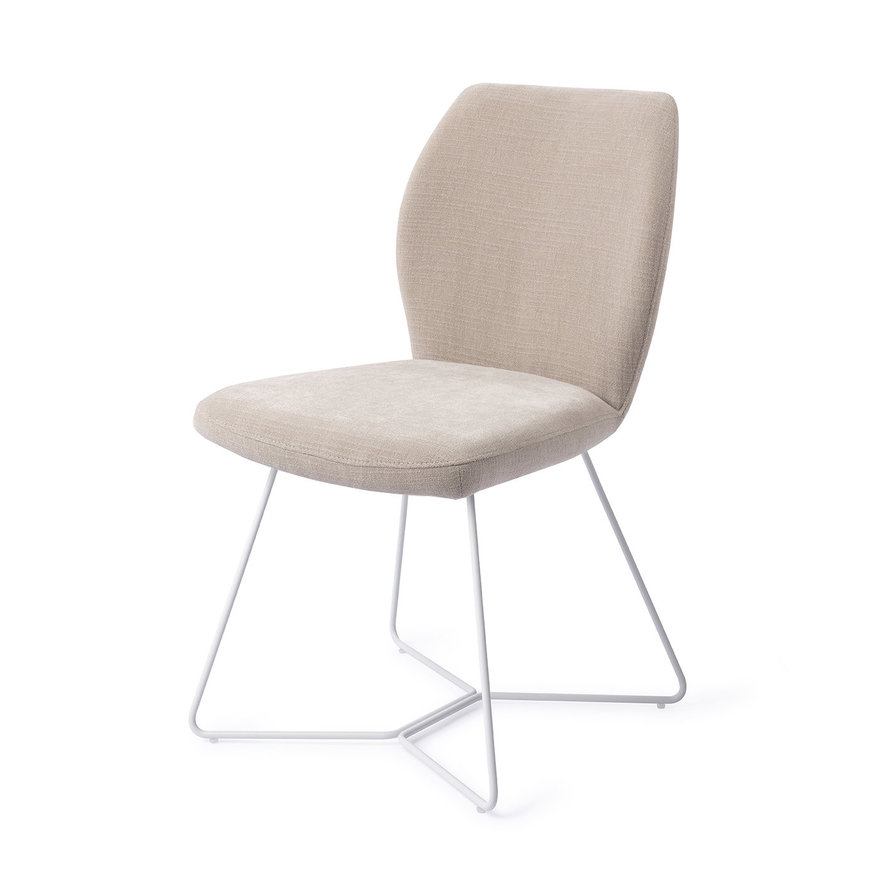 Ikata Sand Strand Eetkamerstoel Beehive White