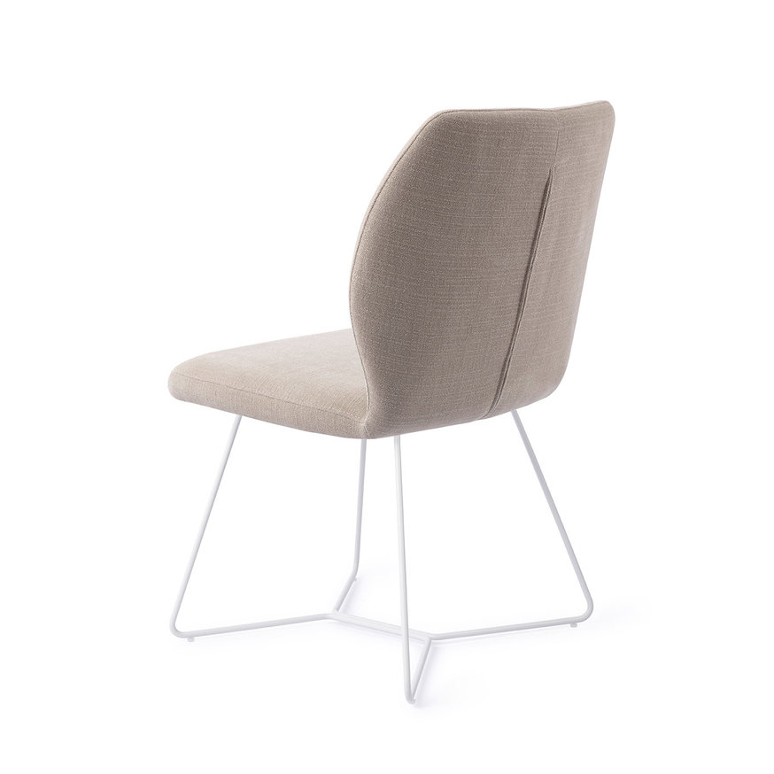 Ikata Sand Strand Eetkamerstoel Beehive White