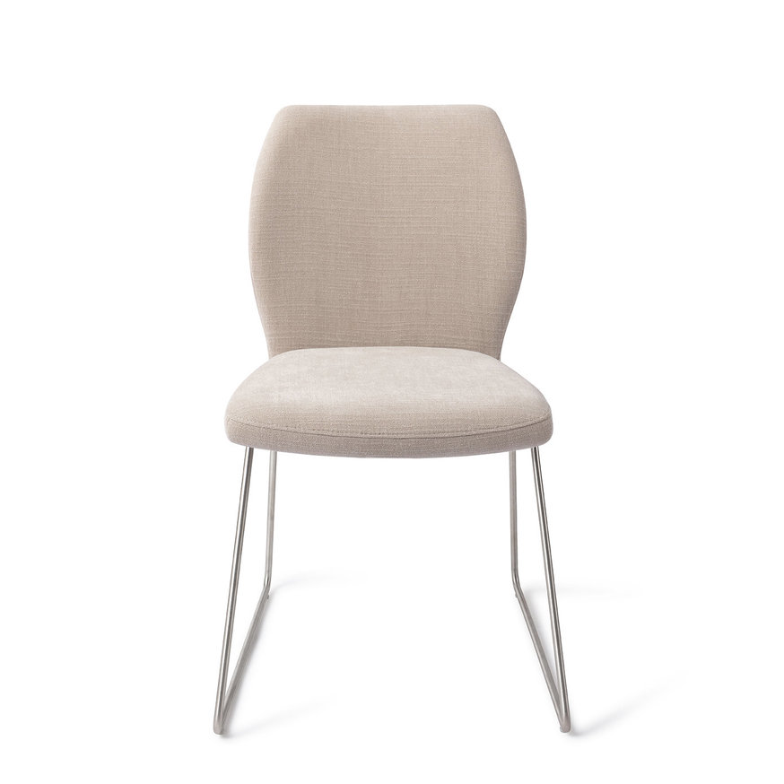 Ikata Sand Strand Eetkamerstoel Slide Steel