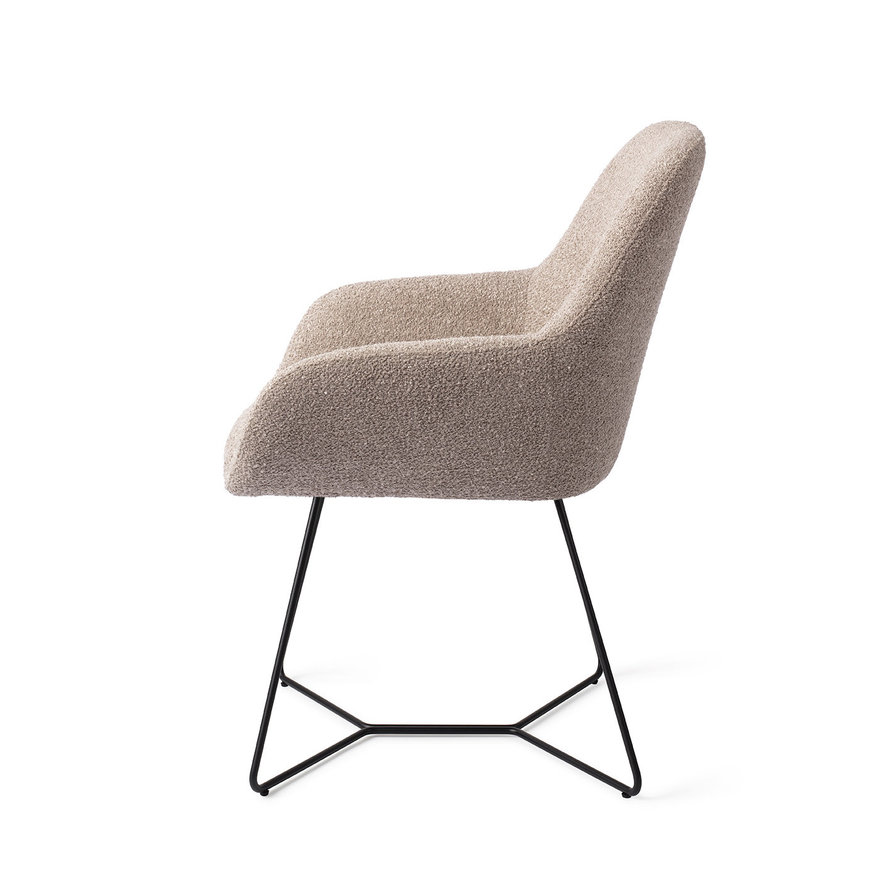 Kushi Stone Haze Eetkamerstoel Beehive Black