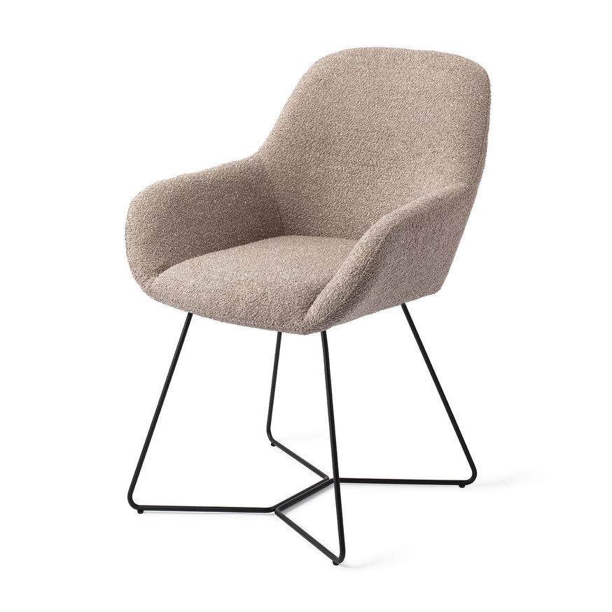 Kushi Stone Haze Eetkamerstoel Beehive Black