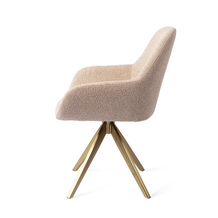 Kushi Flax Relax Eetkamerstoel Turn Gold