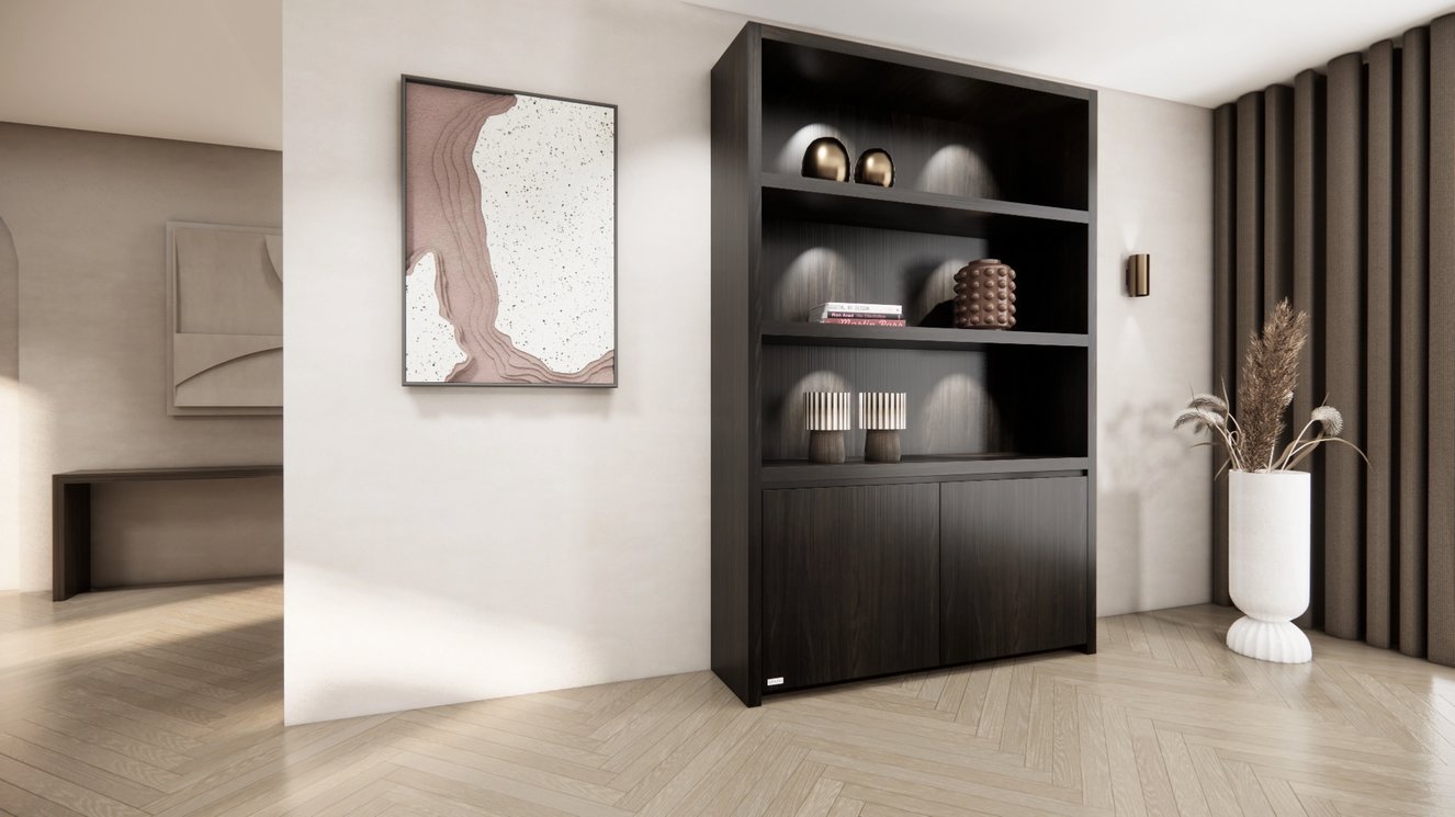 Andrew Vakkenkast Queen-size 130-160	cm Eiken