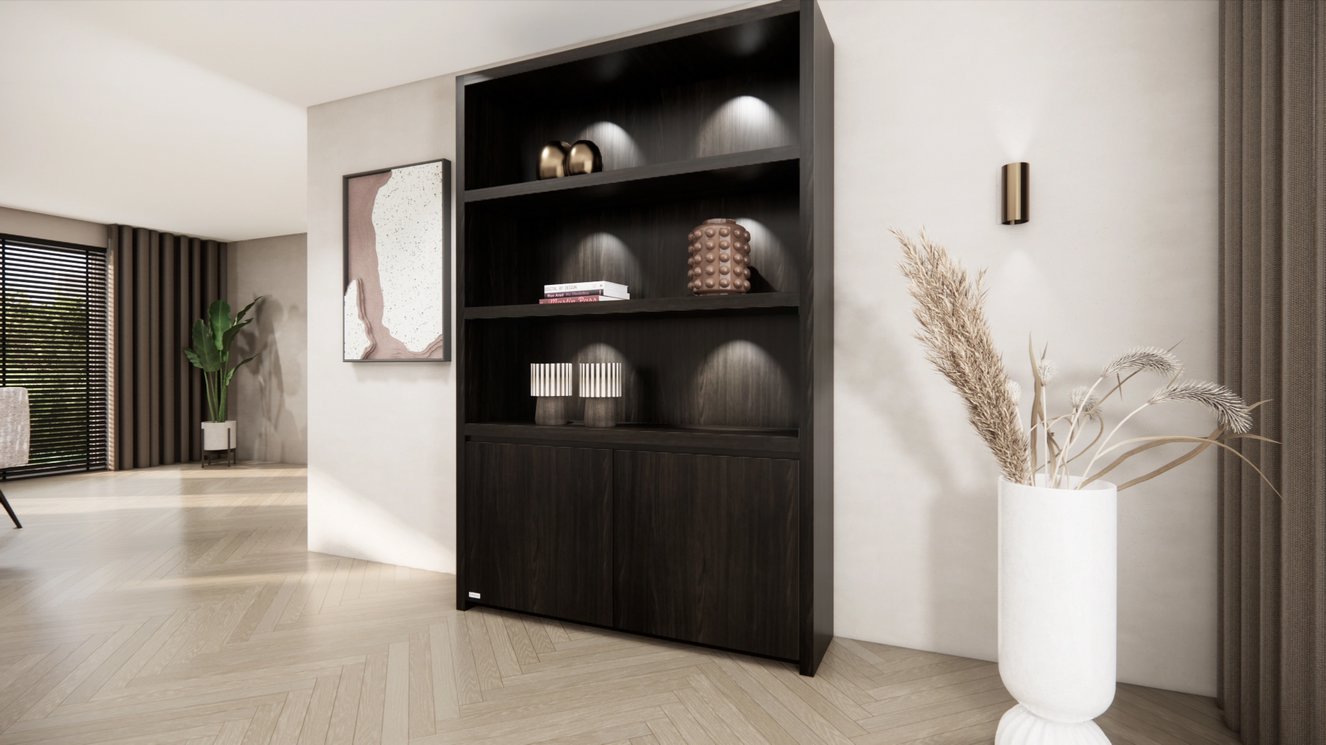 Andrew Vakkenkast Queen-size 130-160	cm Eiken