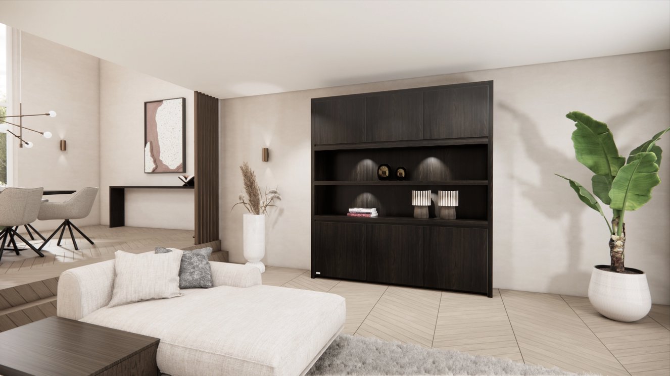 Franklin Vakkenkast King-size 170-220	cm Eiken