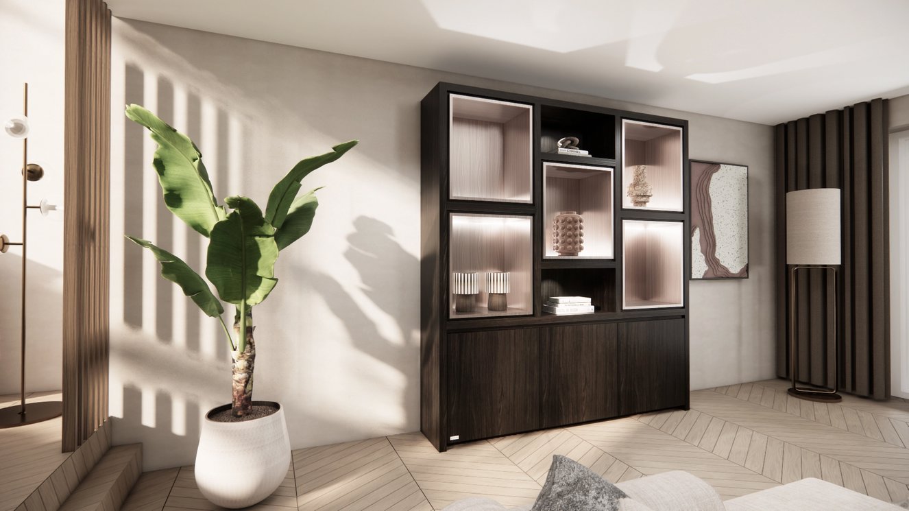 Grace Vakkenkast King-size 170-220	cm Eiken