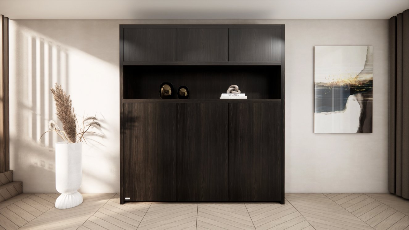 Lexington Vakkenkast King-size 170-220	cm Eiken