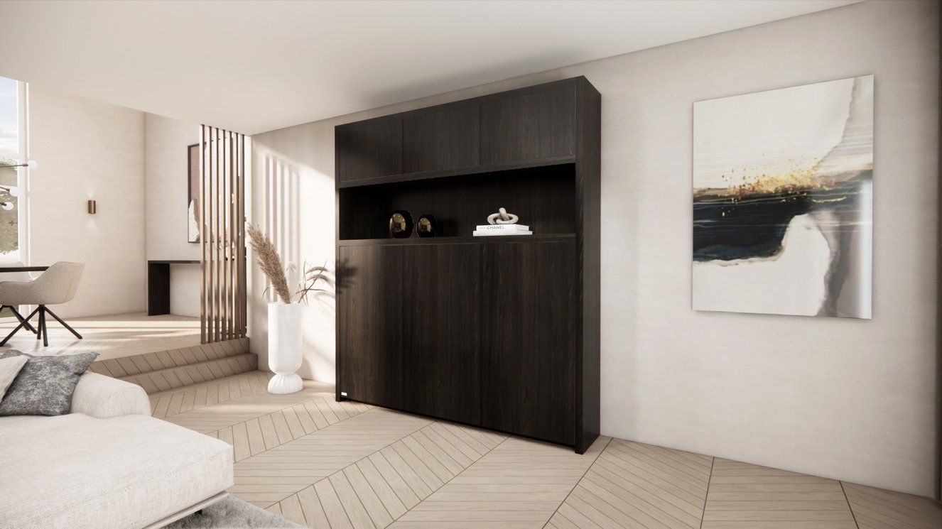 Lexington Vakkenkast King-size 170-220	cm Eiken